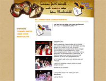 Tablet Screenshot of carneval-club-leisnig.de